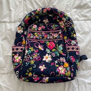 Vera Bradley Retired Ribbons Pattern Backpack
